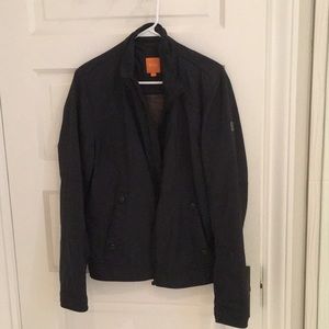 Hugo Boss Navy Bomber Style Jacket